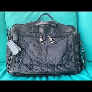 Francesco Biasia Biker Maniac Black Briefcase